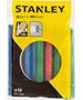 Wkłady klejowe Stanley 12 mm x 100 mm zestaw kolorów 12 szt. STHT1-70436 3090669 3253561704369