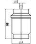 Eti-Polam Wkładka bezpiecznikowa DIV BIWTs 100A R 1 1/4” gF 500V 002314102 3111587 5904722905412