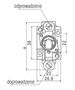 Eti-Polam Gniazdo bezpiecznikowe D01N-K porcelanowe 1P 16A D0 E14 002221011 3111886 5904722906150