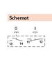 Spamel Kaseta sterownicza 2-otworowa z przyciskiem zielonym i czerwonym - ST22K22-1 3112617 5907723018280