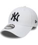 New Era Czapka New York Yankess 9FORTY League Biała 9586336 887493375408