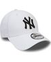 New Era Czapka New York Yankess 9FORTY League Biała 9586336 887493375408