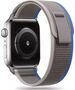 4kom.pl Pasek do smartwatcha Nylon Band do Apple Watch 4 / 5 / 6 / 7 / 8 / SE (38 / 40 / 41 MM) GREY/BLUE 12624472 9490713930779