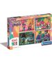 Clementoni PUZZLE 4W1 CLM 21527 TROLLS 3 PUD 13276821 8005125215270