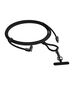 Devia cable lanyard 2in1 PD USB-C - USB-C 1,6 m 60W black adjustable lenght 6942297112124