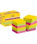 3M Post-It 622-12SS-CARN, Square, Green, Pink, Yellow, Paper, PEFC, 47.6 mm, 47.6 mm 13798036 4064035065744