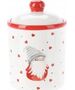 Home Styling Collection Świąteczny słoik ceramiczny na ciasteczka, 600 ml