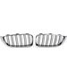 MTuning Grill sportowy podwójne żeberka Chrome & Black BMW 4 F32 F82 F33 F83 F36 Gran 2013-2021