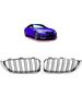 MTuning Grill sportowy podwójne żeberka Chrome & Black BMW 4 F32 F82 F33 F83 F36 Gran 2013-2021