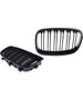 MTuning Grill sportowy podwójne żeberka Matt Black BMW 1 F20 F21 przed liftem 2011-2015