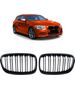 MTuning Grill sportowy podwójne żeberka Matt Black BMW 1 F20 F21 przed liftem 2011-2015