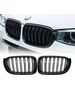 MTuning Grill sportowy podwójne żeberka Gloss Czarny BMW X3 F25 X4 F26 Facelift 2014-2018