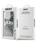 Case IPHONE 16 PRO MAX DKNY Hardcase Liquid Glitter Arch Logo (DKHCP16XLBNAEK) black 3666339336295