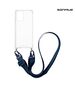 Θήκη Σιλικόνης με Strap Sonique Armor Clear Xiaomi Xiaomi 13 Lite 5G Μπλε Σκούρο 5201101996734