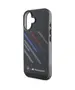 BMW BMHCP16M23HTRAK Apple iPhone 16 Plus hardcase Motorsport IML Random Stripes black