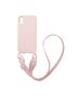 Θήκη Σιλικόνης με Strap CarryHang Sonique Apple iPhone XS MAX Ροζ 5201101704407