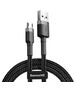 Baseus - Cafule Cable Usb For Micro 2.4A 0.5M - Gray Black 6953156280304 έως 12 άτοκες Δόσεις