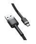 Baseus - Cafule Cable Usb For Micro 2.4A 0.5M - Gray Black 6953156280304 έως 12 άτοκες Δόσεις