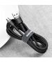 Baseus - Cafule Cable Usb For Micro 2.4A 0.5M - Gray Black 6953156280304 έως 12 άτοκες Δόσεις