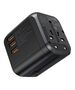 Choetech PD5008 travel charger 3xUSB-A, 1xUSB-C, GaN, 30W, US/EU/UK/AU (black)