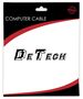 DeTech DC Καλώδιο επέκτασης DeTech, 5.5x2.1 M/F, 5.0m, Μαυρο - 18373 έως 12 άτοκες Δόσεις