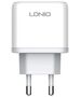 [product / manufacturer] Φορτιστής δικτύου LDNIO A2526C, 45W, 1 x Type-C F, 1 x USB F, PD, QC, PPS, Καλώδιο Lightning, λευκό - 40285 έως 12 άτοκες Δόσεις