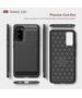 Techsuit Husa pentru Samsung Galaxy S20 4G / S20 5G - Techsuit Carbon Silicone - Black 5949419062405 έως 12 άτοκες Δόσεις