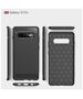 Techsuit Husa pentru Samsung Galaxy S10 Plus - Techsuit Carbon Silicone - Black 5949419062399 έως 12 άτοκες Δόσεις