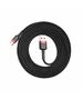 Baseus - Cafule Cable USB For Type-C 3A 1M - Red Black 6953156278219 έως 12 άτοκες Δόσεις
