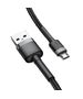 Baseus Cablu de Date USB Micro-USB 1.5A, 2m, Baseus Cafule (CAMKLF-CG1) - Gray Black 6953156280366 έως 12 άτοκες Δόσεις