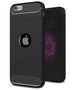 Techsuit Husa pentru iPhone SE 2, SE 2020 / SE 3, SE 2022 - Techsuit Carbon Silicone - Black 5949419055889 έως 12 άτοκες Δόσεις