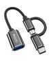 Yesido Adaptor Type-C, Micro USB la USB 3.0, OTG, 5Gbps - Yesido (GS02) - Black 6971050262516 έως 12 άτοκες Δόσεις