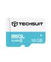 Techsuit Card de Memorie MicroSDHC 16GB + Adaptor - Techsuit - Black 5949419033719 έως 12 άτοκες Δόσεις