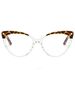 Techsuit Ochelari de Calculator - Techsuit Reflex TR90 (F93308) -  Clear / Leopard 5949419031227 έως 12 άτοκες Δόσεις