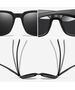 Techsuit Ochelari de Soare - Techsuit Polarised TR90 (MM108) - Matte Black / Gray 5949419029231 έως 12 άτοκες Δόσεις