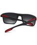 Techsuit Ochelari de Soare - Techsuit Polarised TR90 (MM101) - Matte Black / Red 5949419027954 έως 12 άτοκες Δόσεις