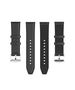 Techsuit Curea pentru Samsung Galaxy Watch 4, Galaxy Watch Active (40 / 44 mm), Huawei Watch GT / GT 2 / GT 3 (42 mm) - Techsuit Watchband 20mm (W007) - Black 5949419024847 έως 12 άτοκες Δόσεις