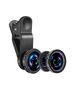 Techsuit Lentile pentru telefon (set 3) - Techsuit Macro, Wide Angle, Fish Eye (W33) - Black 5949419024748 έως 12 άτοκες Δόσεις