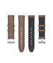 Techsuit Curea pentru Samsung Galaxy Watch 4, Galaxy Watch Active (40 / 44 mm), Huawei Watch GT / GT 2 / GT 3 (42 mm) - Techsuit Watchband 20mm (W007) - Brown 5949419020689 έως 12 άτοκες Δόσεις