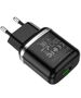 Hoco Incarcator priza USB-A, 18W, 3A + Cablu Type-C 1m - Hoco Special (N3) - Black 6931474729385 έως 12 άτοκες Δόσεις