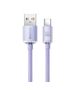 Baseus Cablu de Date USB la Type-C 100W, 2m - Baseus Crystal Shine (CAJY000505) - Purple 6932172602857 έως 12 άτοκες Δόσεις