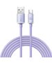 Baseus Cablu de Date USB la Type-C 100W, 1.2m - Baseus Crystal Shine (CAJY000405) - Purple 6932172602826 έως 12 άτοκες Δόσεις