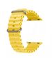 Techsuit Curea pentruApple Watch 1/2/3/4/5/6/7/8/SE/SE 2 (38/40/41mm) - Techsuit Watchband (W038) - Yellow 5949419015265 έως 12 άτοκες Δόσεις