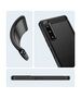 Techsuit Husa pentru Sony Xperia 5 IV - Techsuit Carbon Silicone - Black 5949419015852 έως 12 άτοκες Δόσεις