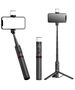 Techsuit Selfie Stick Wireless - Techsuit LED Tripod (Q12S) - Black 5949419062474 έως 12 άτοκες Δόσεις