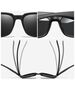 Techsuit Ochelari de Soare - Techsuit Polarised TR90 (MM101) - Matte Black / Gray 5949419063198 έως 12 άτοκες Δόσεις