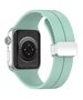 Techsuit Curea pentru Apple Watch 1/2/3/4/5/6/7/8/SE/SE 2/Ultra (42/44/45/49mm) - Techsuit Watchband (W011) - Teal Green 5949419063440 έως 12 άτοκες Δόσεις