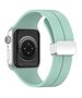 Techsuit Curea pentru Apple Watch 1/2/3/4/5/6/7/8/SE/SE 2 (38/40/41mm) - Techsuit Watchband (W011) - Teal Green 5949419063495 έως 12 άτοκες Δόσεις
