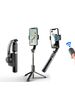 Techsuit Selfie Stick cu telecomanda - Techsuit (Q08) - Black 5949419000179 έως 12 άτοκες Δόσεις