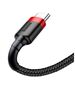 Baseus Baseus Cafule cable USB-C 3A 0.5m (Red+Black) 016546 έως και 12 άτοκες δόσεις